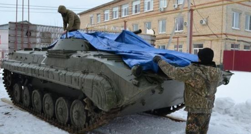 На улице в Пителине Рязанской области появится боевая машина пехоты
