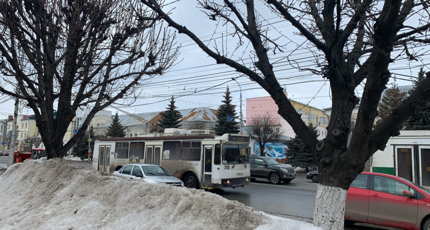 Утром 13 марта в Рязани отменены 4 троллейбусных маршрута из-за ремонта контактной сети