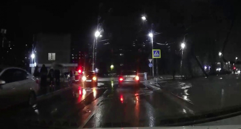 ДТП с Kia и Hyundai в Горроще попало на видео