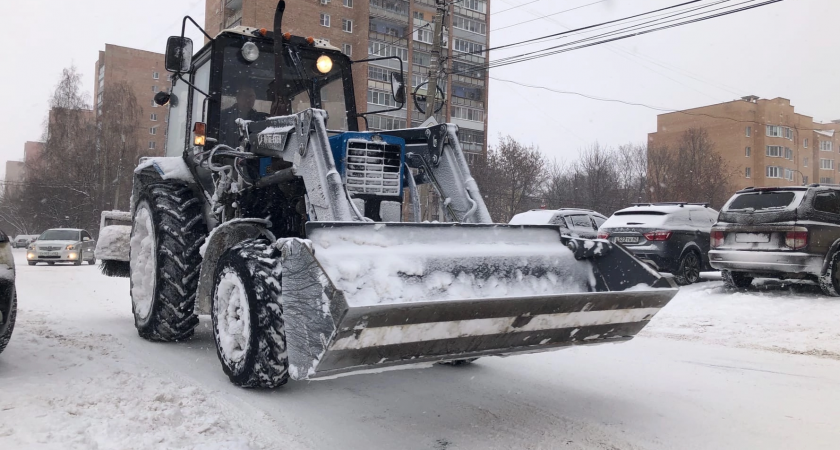 В Рязани во вторник, 21 марта, очистят от снега две городские улицы