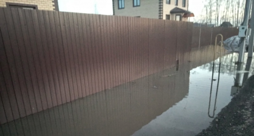 Под Рязанью за несколько часов затопило село Тюшево