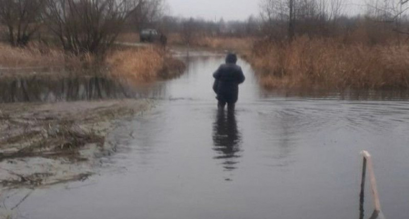 В Скопинском районе произошел третий в 2023 году паводок