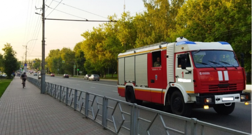 В Рязанской области семь пожарных ликвидировали возгорание в жилом доме