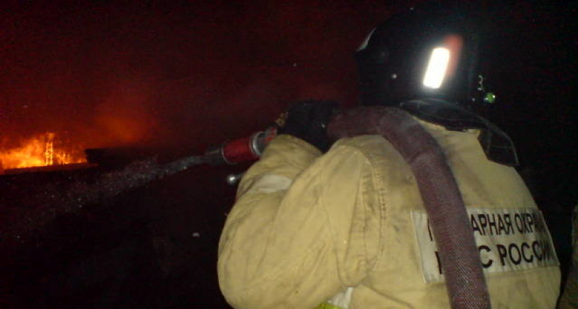 На пожаре в Клепиковском районе пострадал 54-летний мужчина