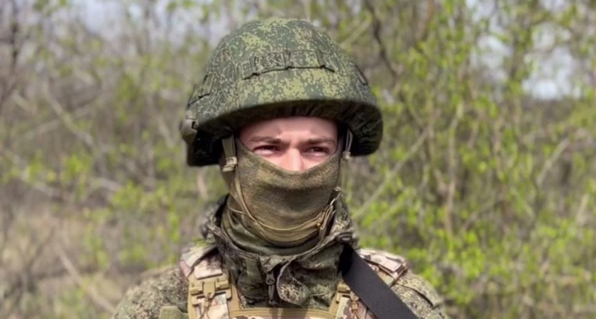 Боец из Рязанской области с позывным «Удача» записал видеообращение из зоны СВО