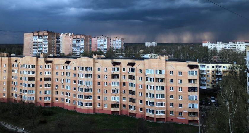 10 июня в Рязанской области ожидаются дождь, гроза, град и +21