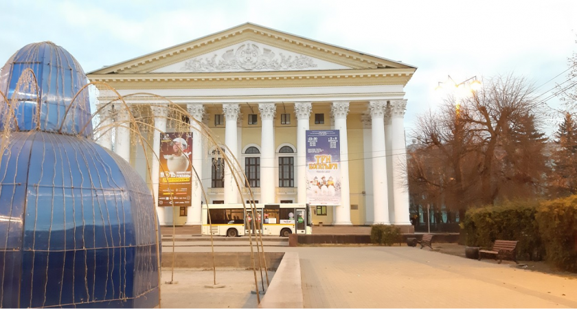 В Рязани ночью отключают подсветку Рязанского театра драмы из-за жалоб горожан