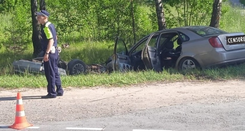 В Касимовском районе произошло серьезное ДТП с двумя легковушками