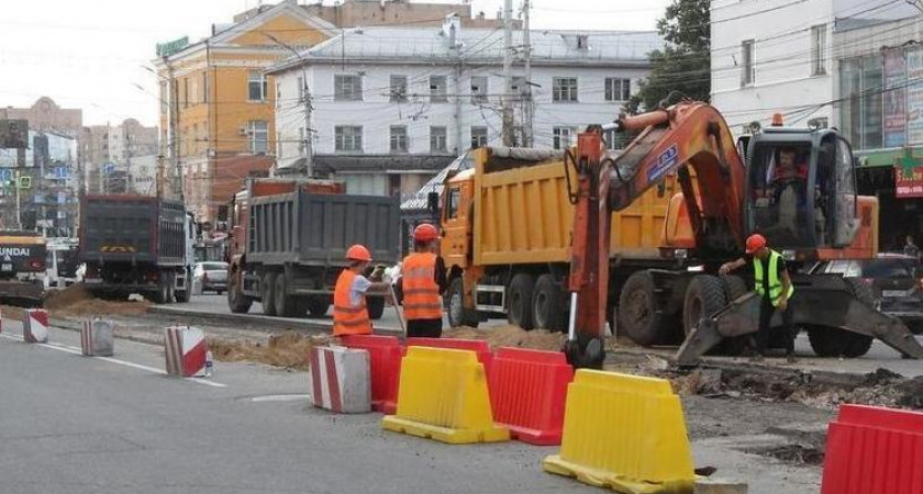 На Первомайском проспекте в центре Рязани начался второй этап ремонта теплотрассы