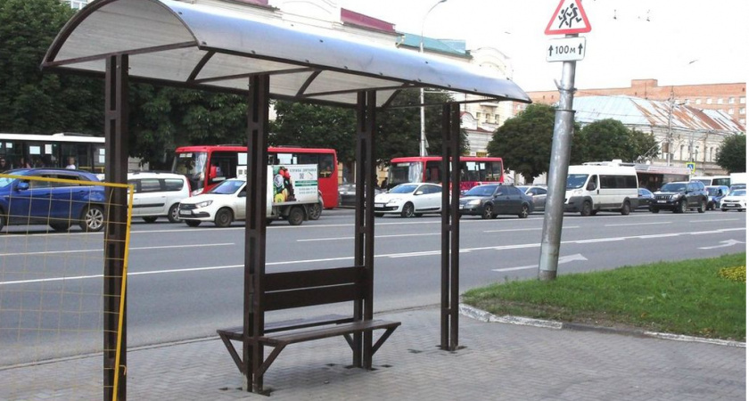 В Рязани временно перенесли остановку «Дом художника» 