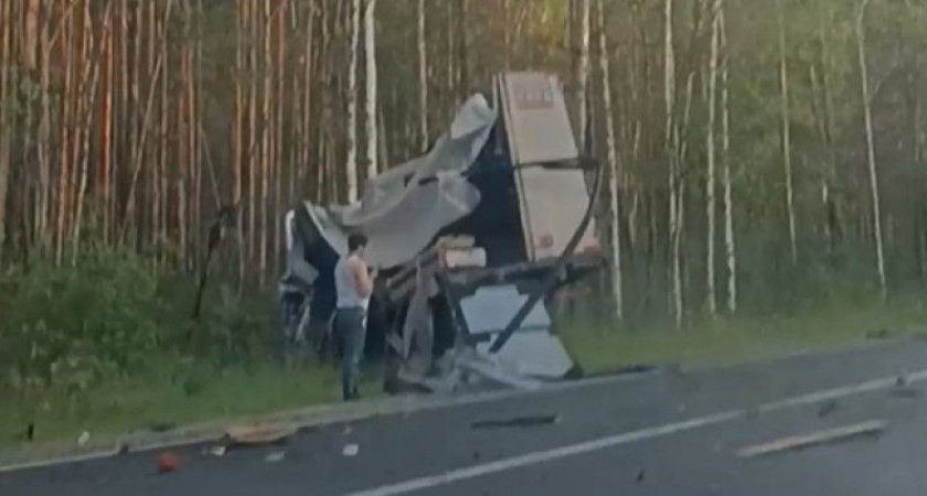 В Рязанской области в ДТП попали два грузовика