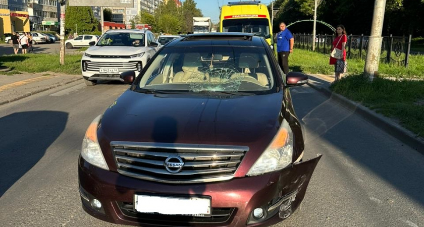На улице Новоселов в Рязани в ДТП с Nissan пострадал велосипедист и ребенок