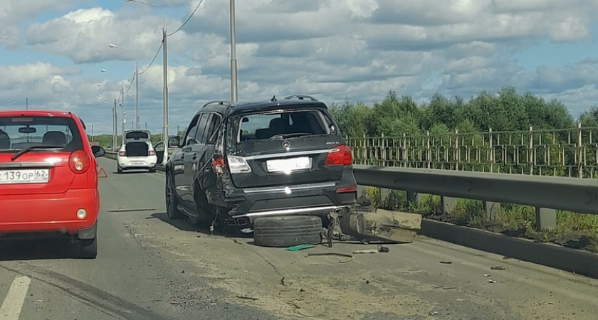 На Северном обходе 21 августа столкнулись четыре автомобиля