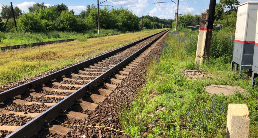 В Карцеве на окраине Рязани на железной дороге обнаружен труп мужчины