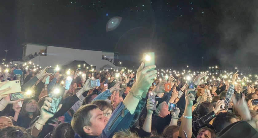 Концерт "Арии" в ЦПКиО посетили пять тысяч рязанцев