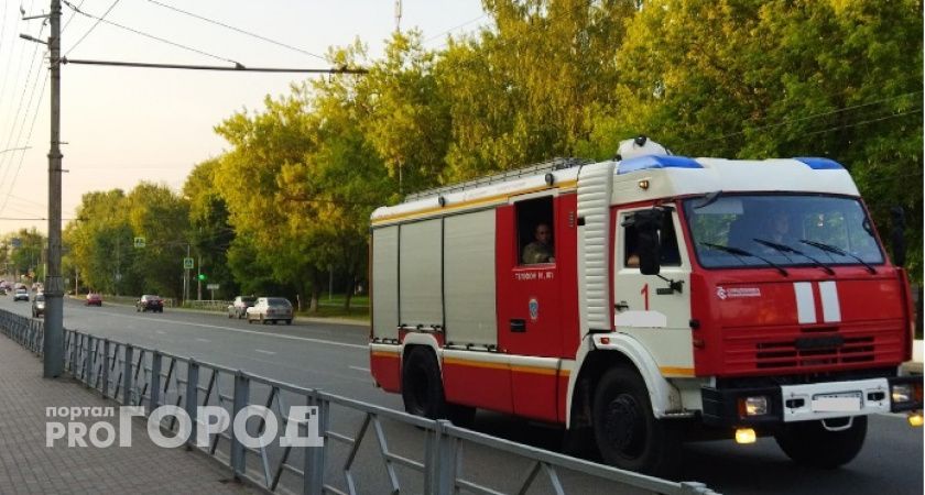 В Рязанской области произошел серьезный пожар в квартире: пострадал человек