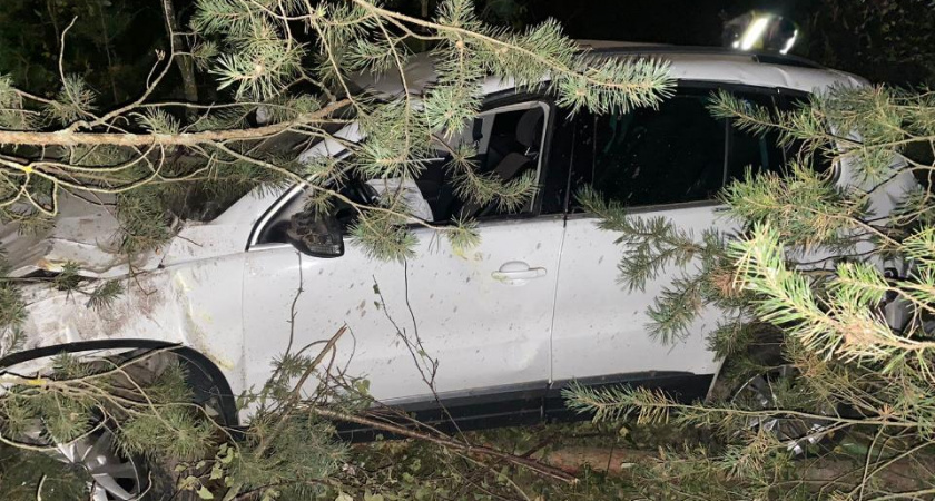 В Рязанском районе в ДТП погиб 20-летний Volkswagen Tiguan