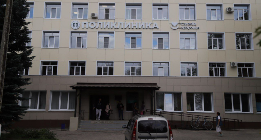 В поликлинике больницы №11 в Рязани займутся ремонтом входной зоны