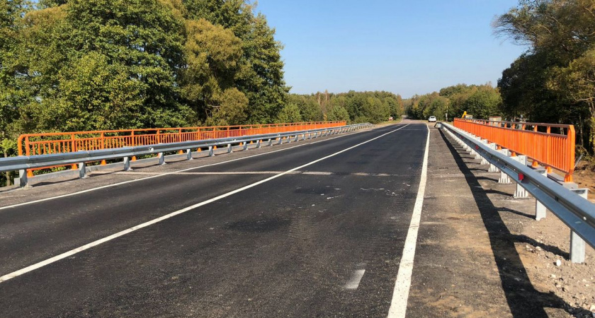 В Шиловском районе завершили ремонт моста через реку Средник