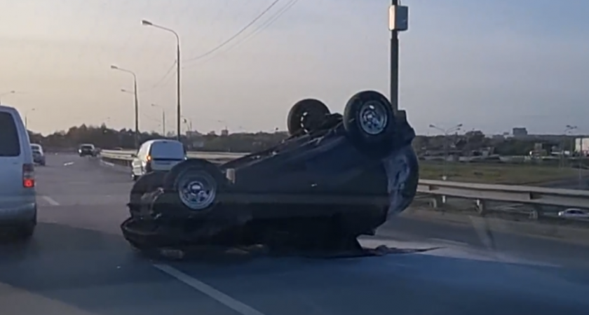 На Северной окружной дороге в Рязани в ДТП с Lada пострадал 43-летний водитель Chevrolet