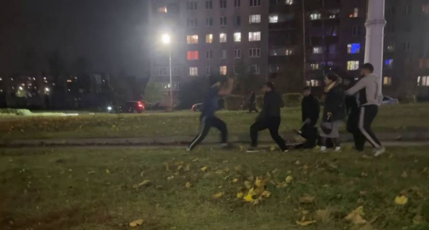 На Московском шоссе в Рязани цыгане устроили массовую драку