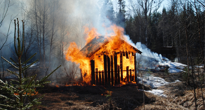 48-летний мужчина заживо сгорел на ферме в Рязанской области