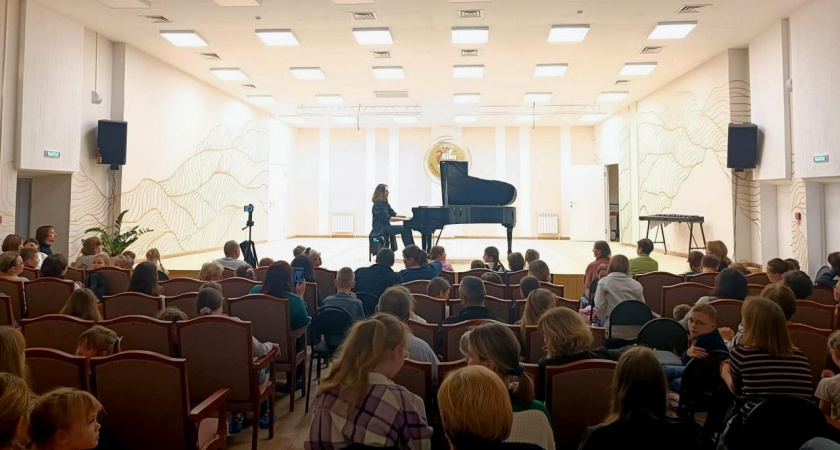 В рязанской ДШИ №5 состоялся первый концерт после ремонта