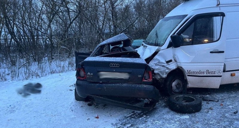 В Рязанской области в ДТП с Mercedes скончался 27-летний водитель Audi