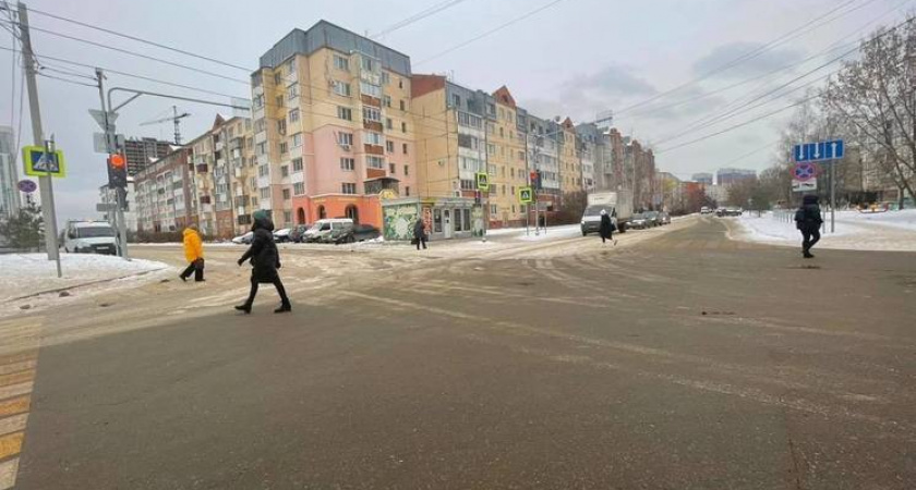 На улице Кальной в Рязани состоялась повторная приёмка нового светофора у школы №73