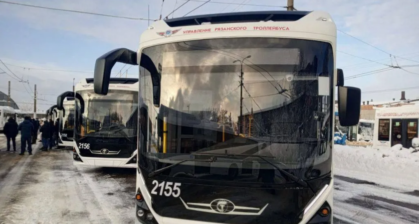 В Рязани пять новых троллейбусов направят на четыре маршрута