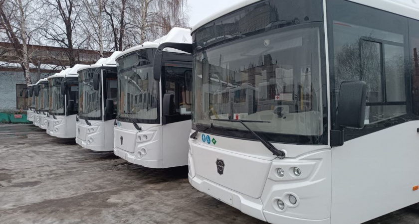 В Рязань доставили 25 новых автобусов 