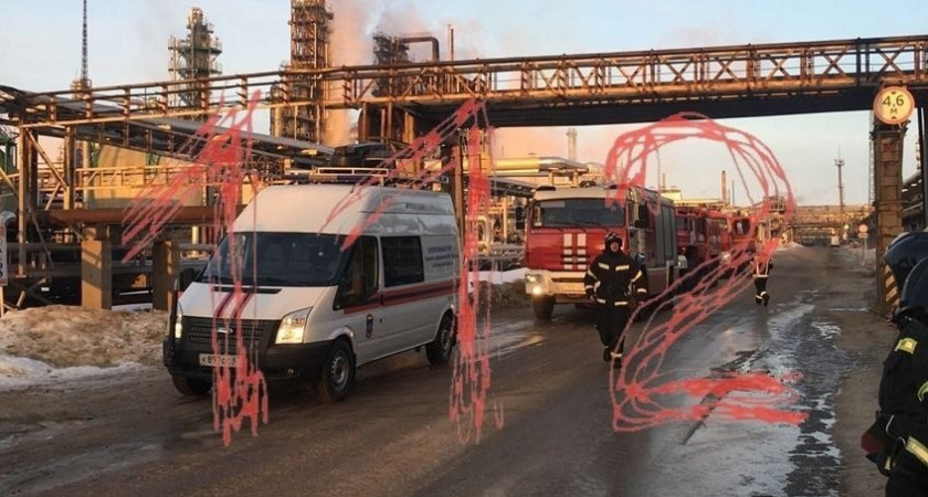 Роспотребнадзор оценил качество воздуха после пожара на нефтезаводе в Рязани