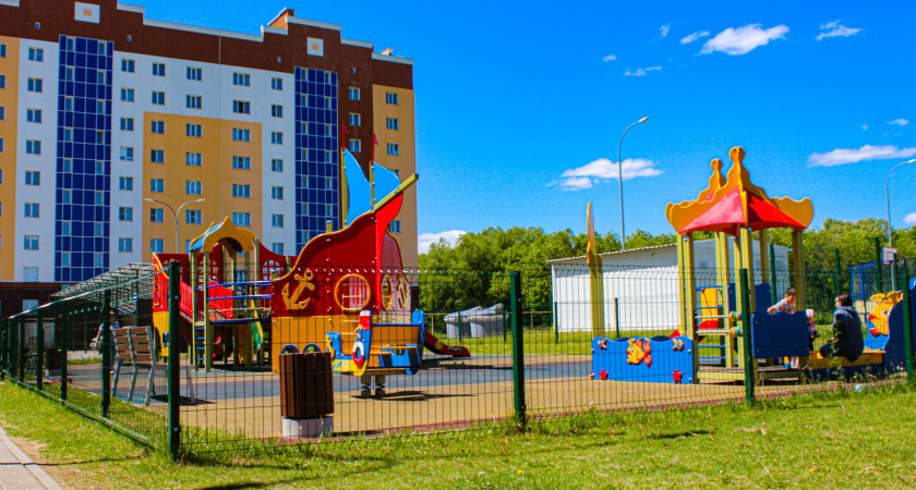 В Рязани в 2024 году намерены поставить 54 детские площадки