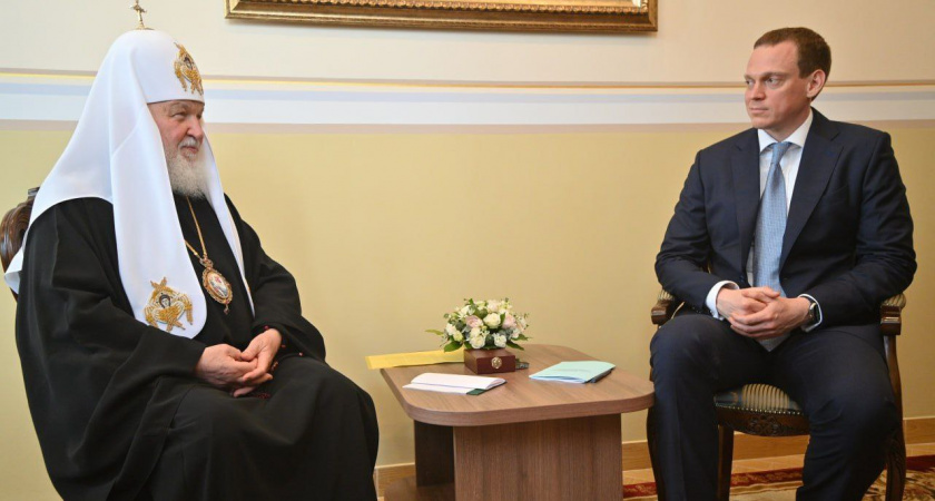 Павел Малков организовал рабочую встречу с патриархом Кириллом