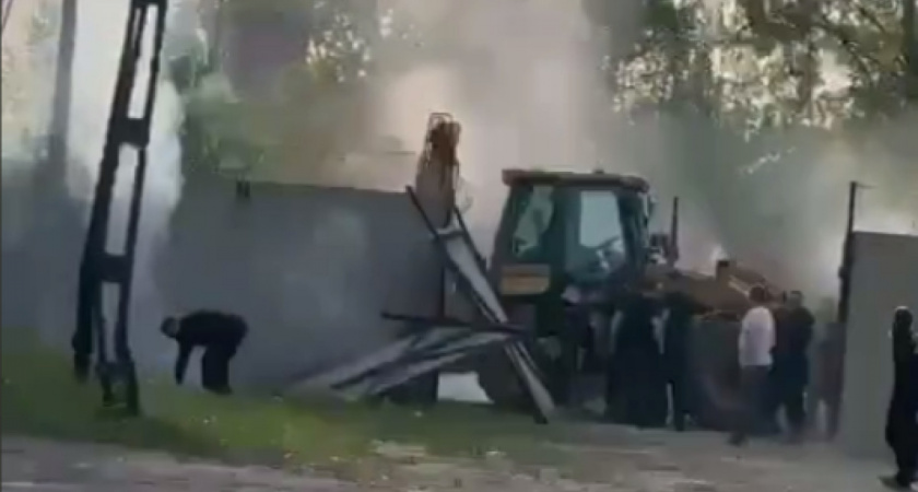 На заводе Рязцветмет вновь слышали взрывы и стрельбу