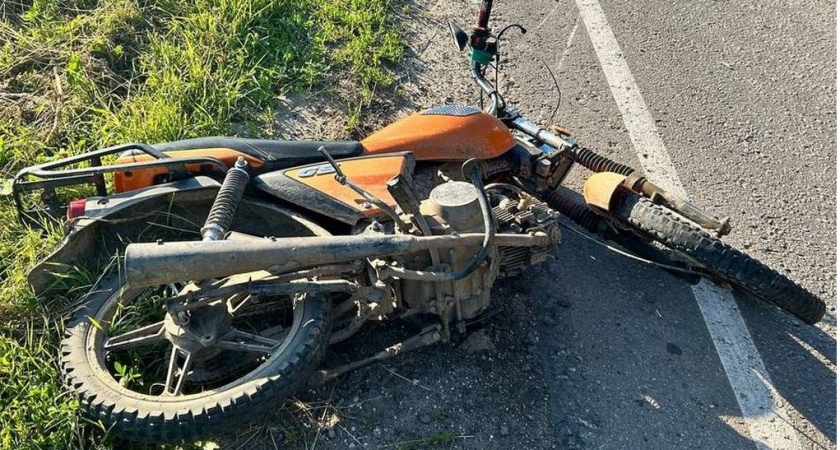 В Рязанской области в ДТП пострадал 17-летний водитель мопеда