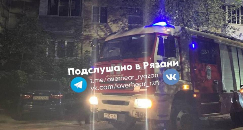 МЧС Рязанской области прокомментировало пожар в Канищеве