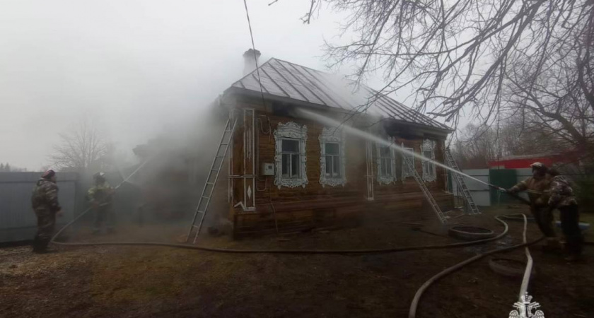 В Рязанской области горели два дома