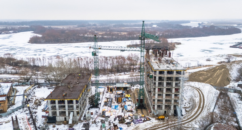 В «Окской стрелке» построят новые коммуникации и подпорную стену