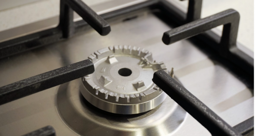 При нагаре на решетке газовой плите - обязательно: 3 ч.л. соды и 1 ч.л. уксуса -  и кухня сияет чистотой