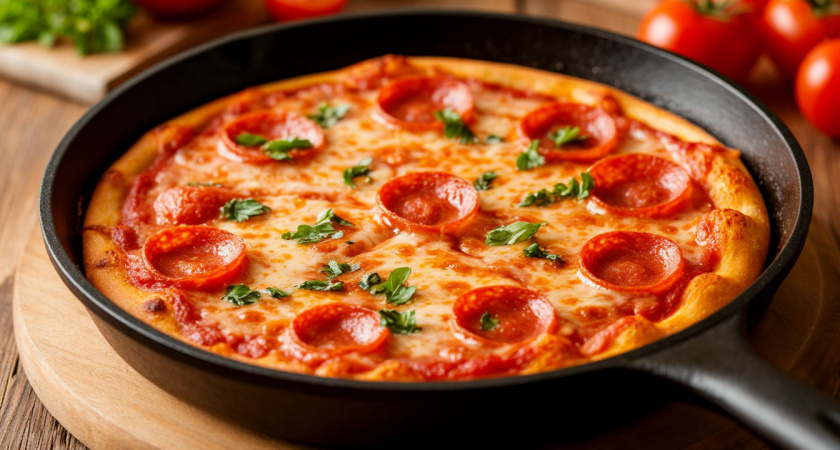 Взбиваем кефир с мукой — и через 15 минут вкуснейшная сытная пицца готова: домашние уплетают, только за ушками трещит