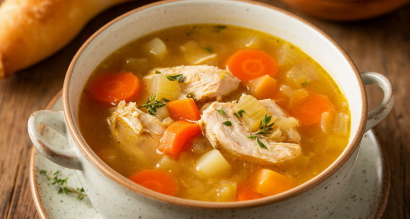 Не лавровый лист и не перец: что повара добавляют в суп в самом конце — аромат стоит на весь дом