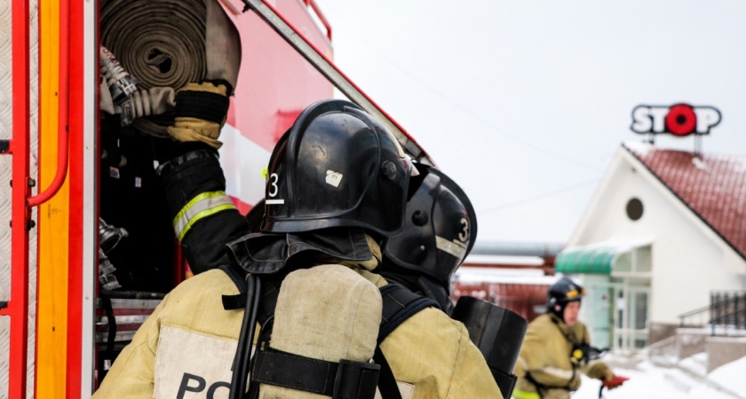 В двух районах Рязанской области случились пожары