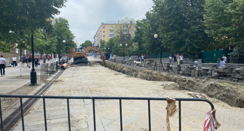 В Рязани ремонтируют путепровод через железнодорожные пути