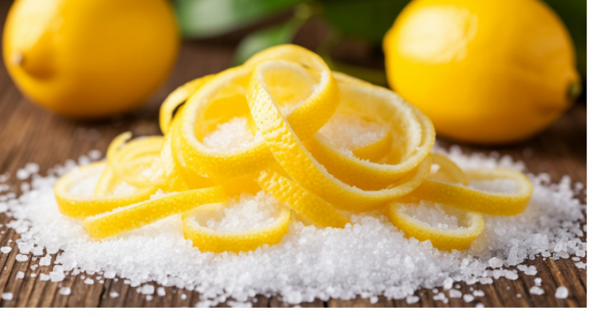 Беру лимонные корки и кладу в соль — весь июнь не нарадуюсь этой хитрости: гениальный лайфхак для мудрых хозяек