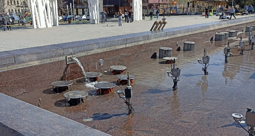 Фонтан у "Олимпийского" в Рязани требует срочного ремонта