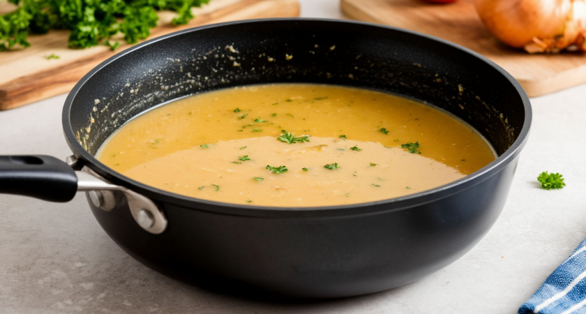 Кладу сковороду в полиэтиленовый пакет, нагар отлетает в миг, больше ничего не прилипает — любуюсь отражением