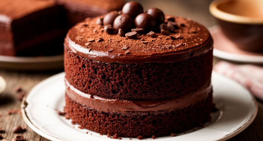 Включать духовку не придется: нежный шоколадный торт за 12 минут — готовится быстро и просто, получается пропитанным и вкусным