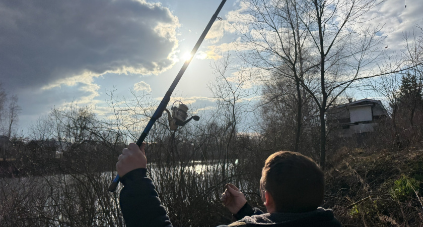 На Оке в районе Касимова рыбаки поймали сразу две крупные рыбины