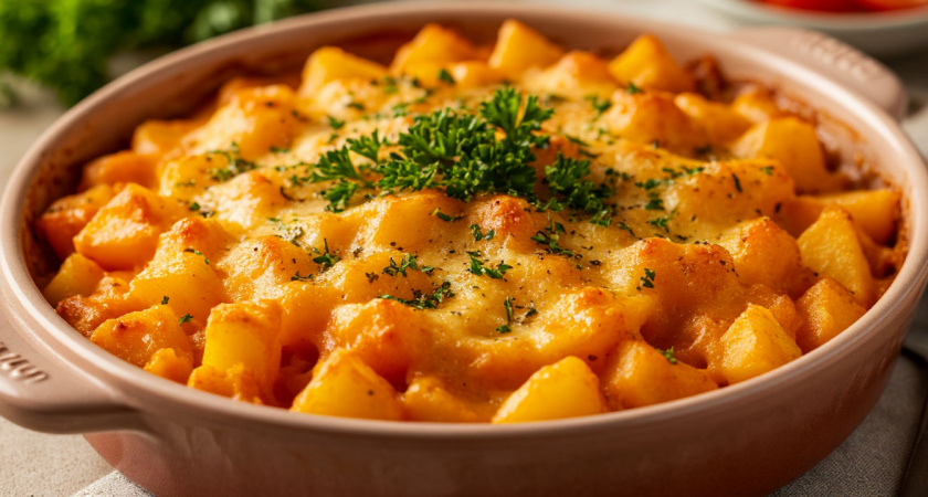 «Тетя Маша, а вкусняшку сделаете?»: Дети каждый день просят у соседки по даче картофельную запеканку с сыром – пришлось брать рецепт